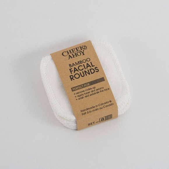 (NWT) Cheeks Ahoy Bamboo Facial Rounds (reusable) - Picture 1 of 2